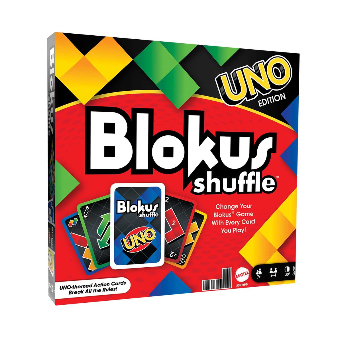 Zdjęcia - Zabawka edukacyjna Mattel Blokus Shuffle, gra edukacyjna, Games 