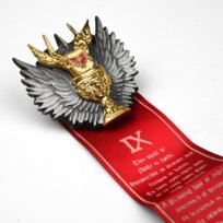 Blood Angels | 8 Cm | Metal | Przypinka | Warhammer 40K Inna marka