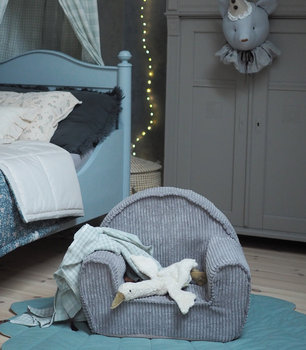 Blueberry grey – fotelik dla dzieci - Muzpony