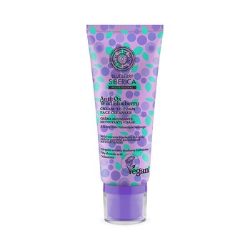 Blueberry Siberica wegańska kremowa pianka oczyszczająca do twarzy 100ml - Natura Siberica