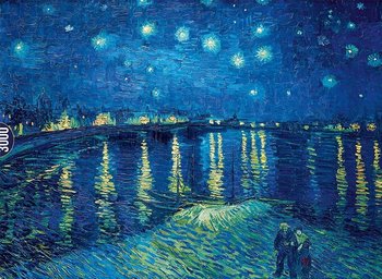 Bluebird, puzzle, Gwiaździsta Noc Nad Ronem, Van Gogh, 3000 el. - Bluebird