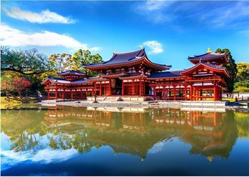 Bluebird, puzzle, Japonia, Świątynia W Byodo, 1000 el. - Bluebird
