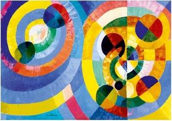 Bluebird, puzzle, Kuliste Formy, Robert Delaunay, 1000 el. - Bluebird