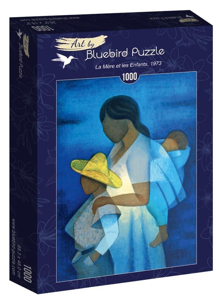 Фото - Пазли й мозаїки Louis Bluebird, puzzle,  Toffoli, Matka Z Dziećmi, 1000 el. 