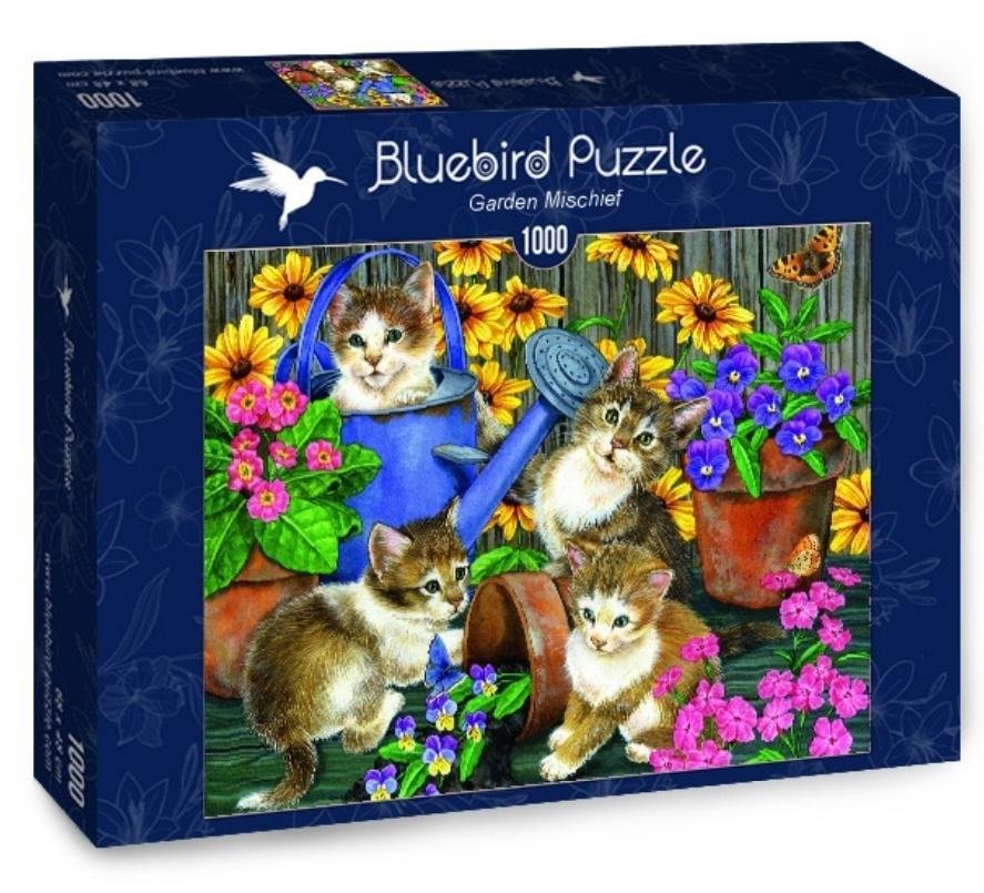 Bluebird 2000 Pezzi Puzzle Per Adulti - "Kolorowe Słonie W Ogrodzie" (Elefanti Colorati In Giardino)