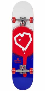 Blueprint Spray Heart Deskorolka | 8" V2 Red Blue