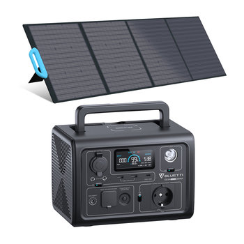Bluetti Kit De Générateur Solaire Portable Eb3A 600W 268Wh Avec 1Pc Panneau Solaire 200W - Bluetti