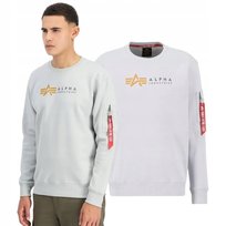 Bluza Alpha Industries Alpha Label 118312 666 - Pastel Grey XL [Bluza Alpha