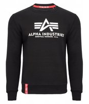 Bluza ALPHA INDUSTRIES BASIC czarna prosta 178302 03-M Inna marka