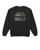 Bluza bez kaptura Dla Nauczyciela Energia Plan Tygodnia Czarny M