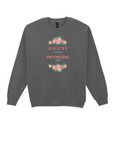 Bluza bez kaptura Dla Przyjaciółki Siostra Przyjaźń Grafitowy L