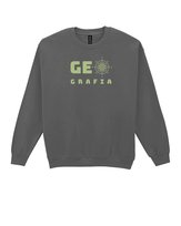 Bluza bez kaptura Dzień Nauczyciela Geografia Kompas Grafitowy M