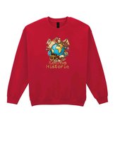 Bluza bez kaptura Dzień Nauczyciela Historia Prezent Wiśniowy M