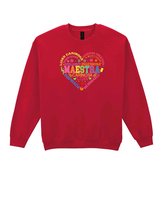 Bluza bez kaptura Dzień Nauczyciela Hiszpański Maestra Wiśniowy M