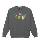 Bluza bez kaptura Dzień Nauczyciela Szkoła Podstawowa Grafitowy M