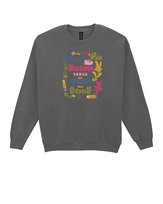 Bluza bez kaptura Dzień Nauczyciela Wielkie Serce Prezent Grafitowy XL