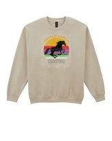 Bluza bez kaptura Koń Piękno Kolory dla Fana Jeździectwa Beżowy M