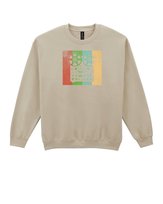 Bluza bez kaptura Magnetofon Vintage PRL Kolory Beżowy L