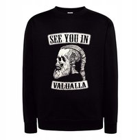 Bluza bez kaptura męska VIKING Wiking wikingowie Valhalla nadruk 5XL