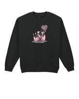 Bluza bez kaptura Parodia Coco Channel Śmieszne Kura Czarny L