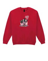 Bluza bez kaptura Parodia Coco Channel Śmieszne Kura Wiśniowy M