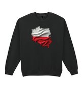 Bluza bez kaptura Patriotyczna Nasza Polska Czarny M