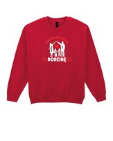 Bluza bez kaptura Personalizowana Kocham moją Rodzinę Wiśniowy XL