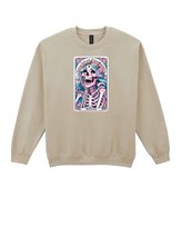 Bluza bez kaptura Personalizowana Panna Młoda Imię Beżowy XL