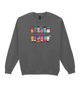 Bluza bez kaptura Personalizowana Szkoła Powrót Grafitowy L