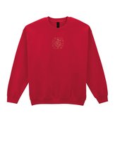 Bluza bez kaptura Znak Zodiaku Panna Minimalistyczny Styl Wiśniowy M
