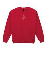 Bluza bez kaptura Znak Zodiaku Skorpion Minimalistyczny Styl Wiśniowy M