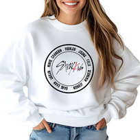 Bluza Biała Damska STRAY KIDS Na Prezent Zespół Muzyka KPOP Wzory Rozmiar S Inna marka