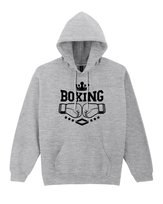Bluza Boks BOXING dla Boksera na Trening Siłownia Prezent Szara M