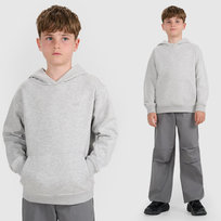 Bluza Chłopięca 4F Szara Z Kapturem OVERSIZE 4FJWMM00TSWSM1860 Szary 164 4F