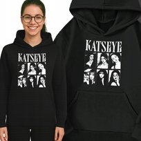 Bluza Czarna Z Kapturem KATSEYE Muzyka K-pop Idolki Na Prezent Rozm S Wz Inna marka