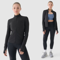 Bluza Damska 4F Treningowa Sportowa Rozpinana Szara 4FWAW24TFSWF391 M Popiel 4F