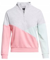 Bluza Damska Bawełniana Modna Z Zamkiem Miękka Ciepła Stylowa Moraj M Pink