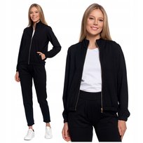 BLUZA DAMSKA BOMBERKA ROZPINANA GŁADKA ZE STÓJKĄ BEZ KAPTURA MORAJ 3XL