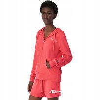 Bluza damska Champion Full Zip Hoodie Sweatshirt różowa 118099 PS203 S Champion