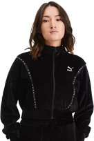 Bluza damska czarna Puma Cropped Velour FZ 36 S Puma