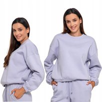 Bluza Damska Dresowa Bez Kaptura Bawełniana Modna Ciepła Moraj S Violet