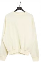 BLUZA DAMSKA KREMOWA OVERSIZE BASIC LOGO S 2RSQ Inna marka