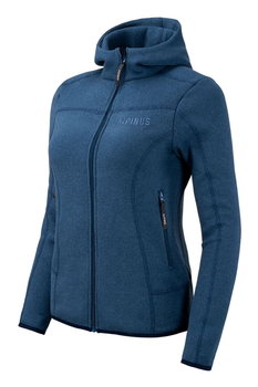 Bluza damska polarowa z kapturem Alpinus Stroppia niebieski - M - Alpinus