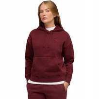 Bluza damska Puma ESS Elevated Relaxed Wash Hoodie bordowa 688103 96 M Puma