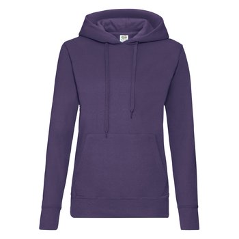 Bluza damska z kapturem Hooded Sweat Fruit of the Loom - Fioletowy XS - FRUIT OF THE LOOM