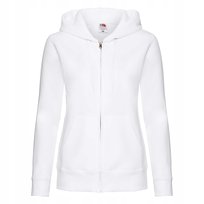 Bluza Damska Z Kapturem Rozpinana Zip Thru Hood Sweat Jacket Biały r. 2XL Inna marka