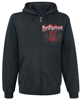 bluza DESTRUCTION - BORN TO PERISH, rozpinana z kapturem-M