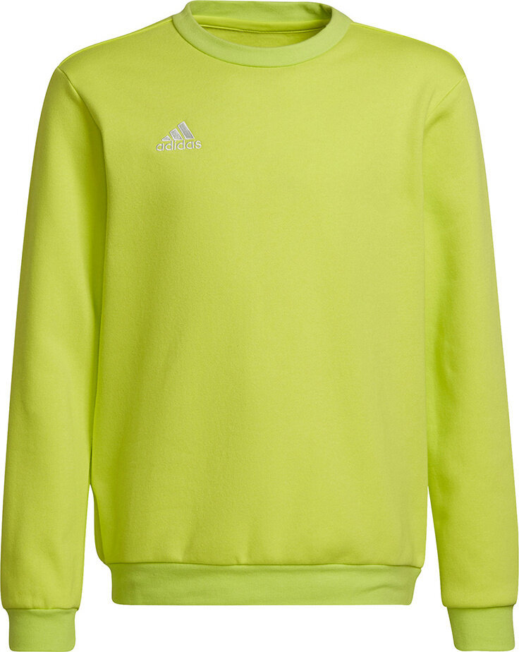 Bluza dla dzieci adidas Entrada 22 Sweat Top limonkowa HC5043-164cm ...