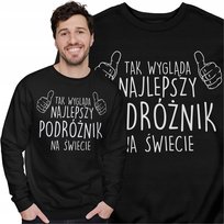 Bluza Dla Podróżnika Śmieszny Prezent Tak Wygląda Najlepszy Bluza Męska Freshtop