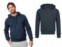 Bluza Dresowa Ciepła Kangurka JAKOŚĆ STEDMAN 5600 GRANATOWA M